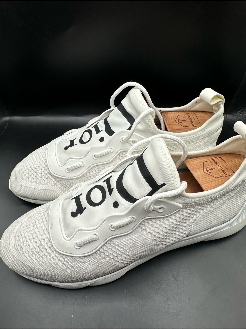 Dior Homme White Knit Sock Runner Sneakers EU44 - Picture 3 of 6